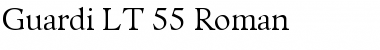 Guardi LT Roman Regular Font