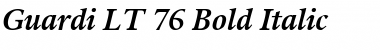 Guardi LT Roman Bold Italic Font
