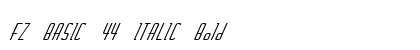 FZ BASIC 44 ITALIC Bold preview