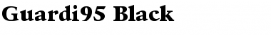 Guardi95-Black Black Font