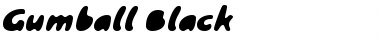 Gumball Black Font