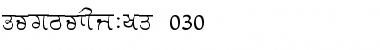 GurmukhiLys 030 Normal Font GurmukhiLys 030 Normal Font