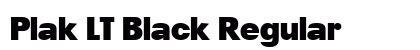 Plak LT Black Regular preview
