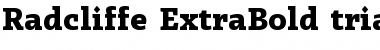 Radcliffe Display ExtraBold Font