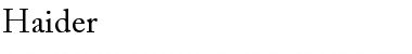 Download Haider Font Download Haider Font