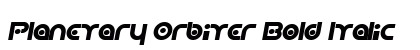 Planetary Orbiter Bold Italic preview