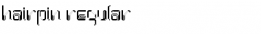 Hairpin Regular Font Hairpin Regular Font