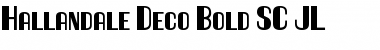 Download Hallandale Deco Bold SC JL Font