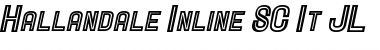 Download Hallandale Inline SC It. JL Font