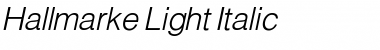 Download Hallmarke Light Font