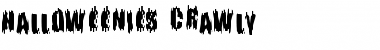 Halloweenies Crawly Font