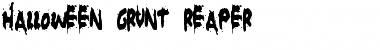 Halloween_Grunt Reaper Font