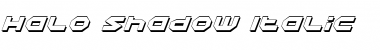 Halo Shadow Font