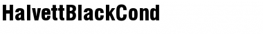HalvettBlackCond Font