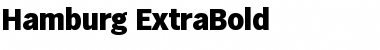 Download Hamburg-ExtraBold Font