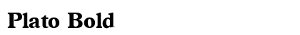 Plato Bold preview
