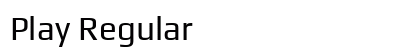 Play Regular Font Play Regular Font Preview