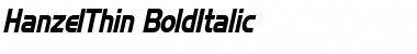 HanzelThin Font