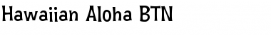 Hawaiian Aloha BTN Font