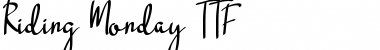 Download Riding Monday Font Download Riding Monday Font