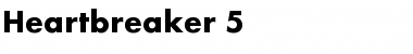 Heartbreaker 5 Regular Font