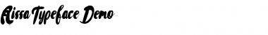 Rissa Typeface Font