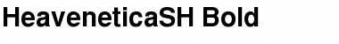 HeaveneticaSH Bold Font