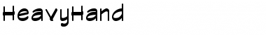 Download HeavyHand Font Download HeavyHand Font