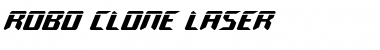 Robo-Clone Laser Regular Font