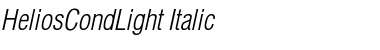 HeliosCondLight Font