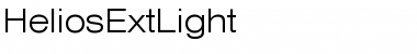 HeliosExtLight Regular Font