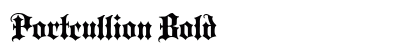 Portcullion Bold preview