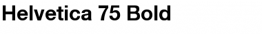 Helvetica 55 Roman Bold Font
