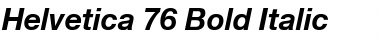 Helvetica 55 Roman Bold Italic Font