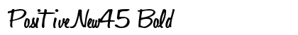 PositiveNew45 Bold preview