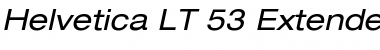 HelveticaNeue LT 53 Ex Font