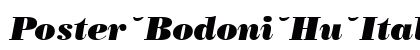 Poster Bodoni Hu Italic preview