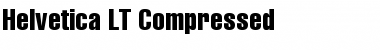 Helvetica LT Compressed Font