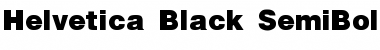 Helvetica-Black-SemiBold Font