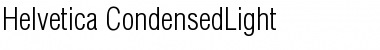 Helvetica-CondensedLight Light Font