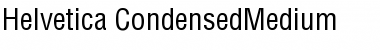 Helvetica-CondensedMedium Medium Font