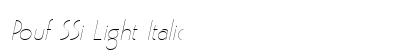 Pouf SSi Light Italic Preview