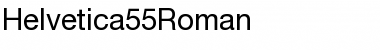 Helvetica55Roman Roman Font