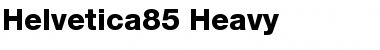Helvetica85-Heavy Font