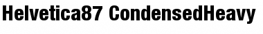Helvetica87-CondensedHeavy Font