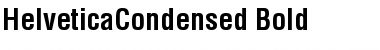 HelveticaCondensed Bold Font