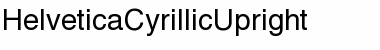 HelveticaCyrillicUpright Roman Font