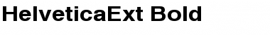 HelveticaExt-Bold Regular Font