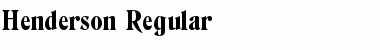 Download Henderson Font Download Henderson Font