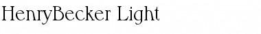 Download HenryBecker-Light Font Download HenryBecker-Light Font